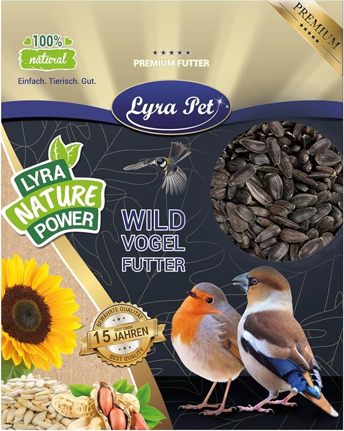 Lyra Pet graines de tournesol noir 25 kg