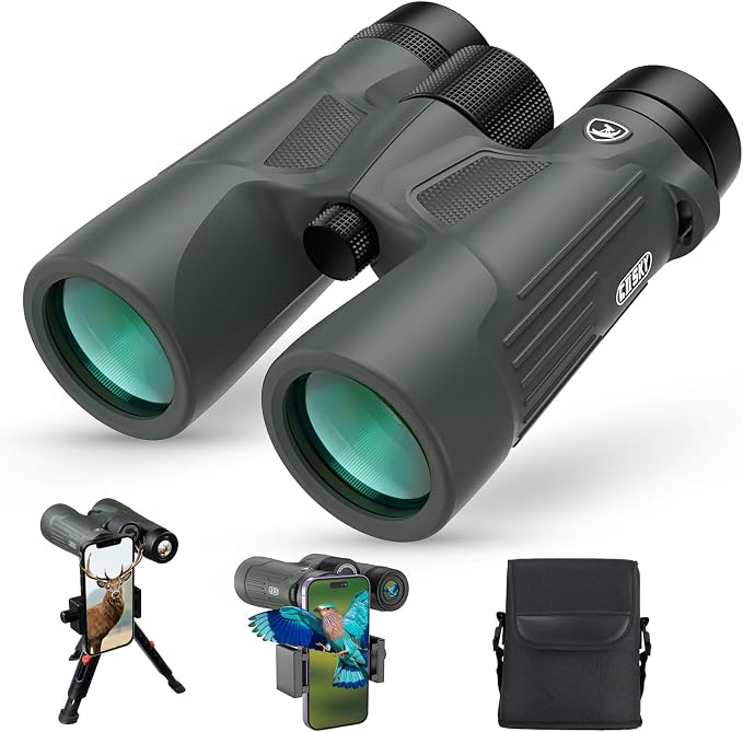 Gosky jumelles 10x42 avec adaptateur