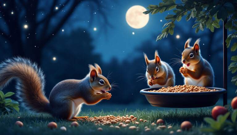 découvrez si les écureuils visitent les mangeoires à oiseaux la nuit, ce qu’ils y cherchent, et comment protéger votre nourriture pour oiseaux de ces visiteurs nocturnes.