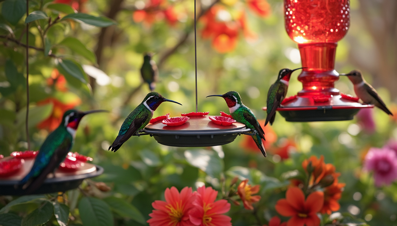 découvrez comment les oiseaux profitent des mangeoires pour colibris afin de se régaler de nectar et comment attirer ces visiteurs colorés dans votre jardin.